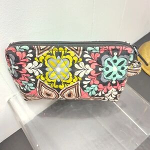 Vera Bradley Multicolor Patterned Cosmetic Bag